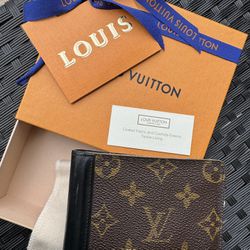 Louis Vuitton M93801 Folding BiFold Wallet Gaspar Monogram Made In France
