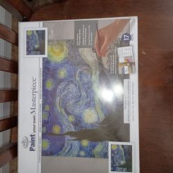 Paint Your Own Masterpiece "Starry Night"