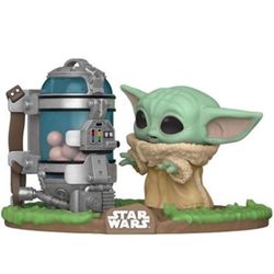 Funko POP Deluxe Star Wars: The Mandalorian - The Child with Canister, Multicolor, Standard