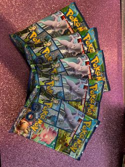pokemon booster pack x 5  pokemon go