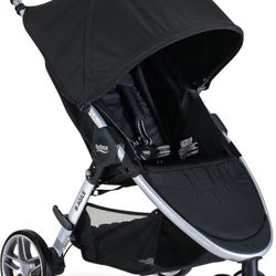 How to close a britax b agile stroller top
