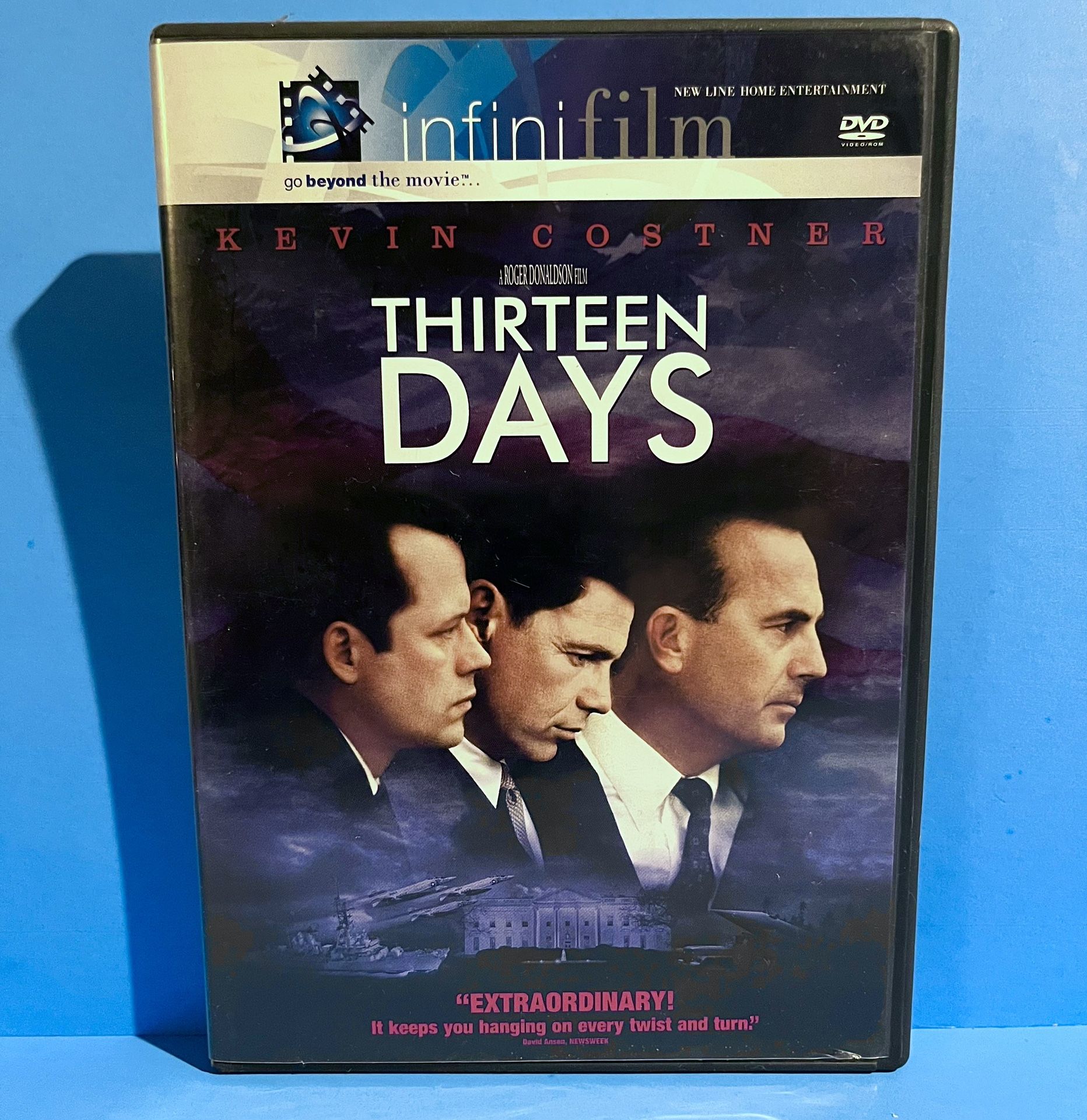 Thirteen Days (DVD, 2001, InfiniFilm Edition) Kevin Costner Historical Drama JFK Cuba Crisis