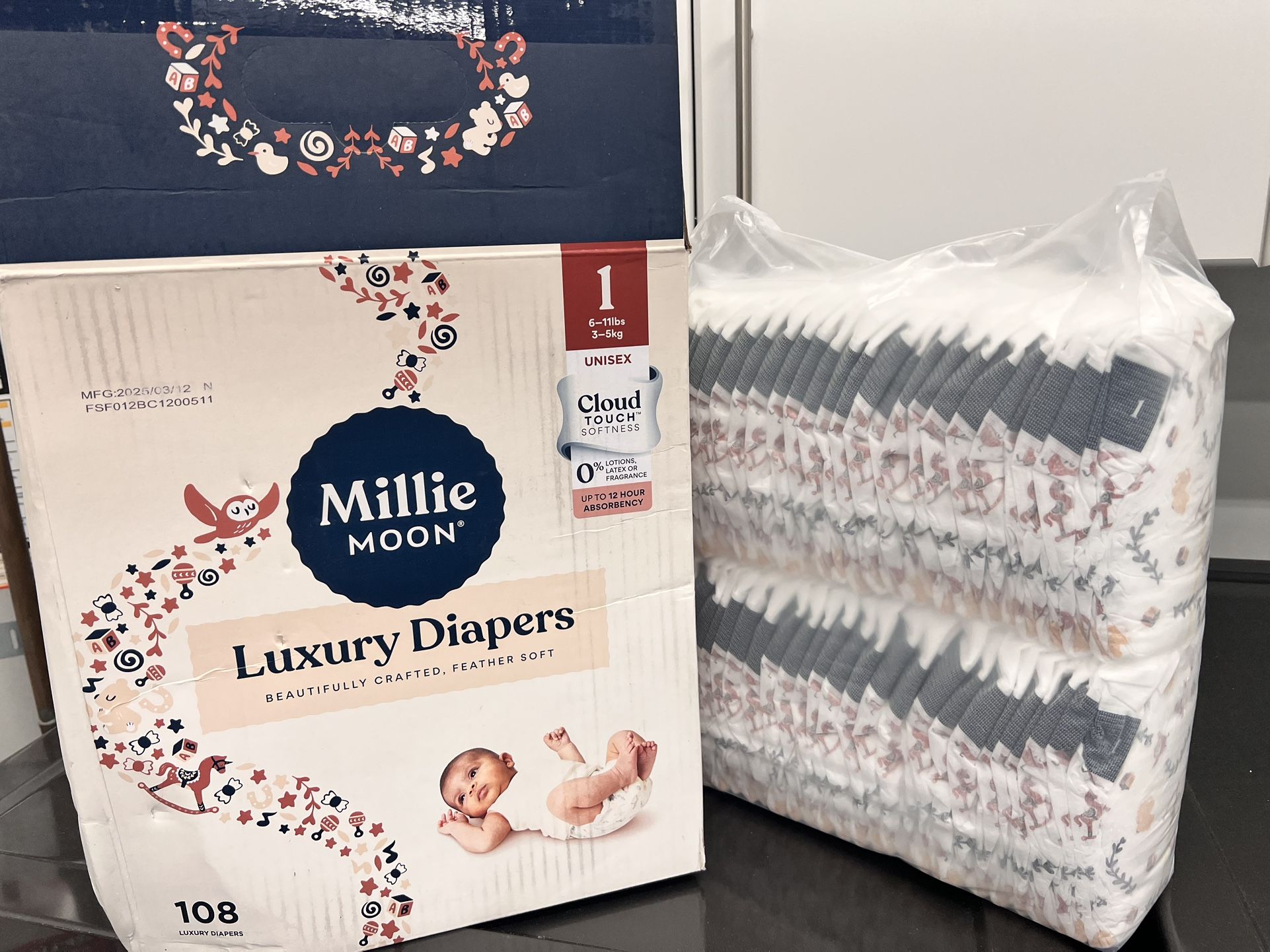 Millie Moon Diaper Size 1