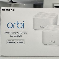 Netgear Orbi Whole Home WiFi Mesh Router And 2 Satellite Extenders