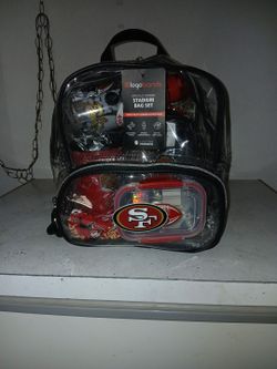 49ers Clear Bag And Exsesories