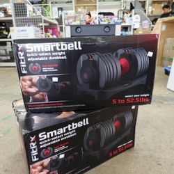 FitRx SmartBell Adjustable Single Dumbbell 5–52.5 lb BOXED