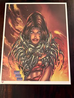 Witchblade Michael Turner lithograph