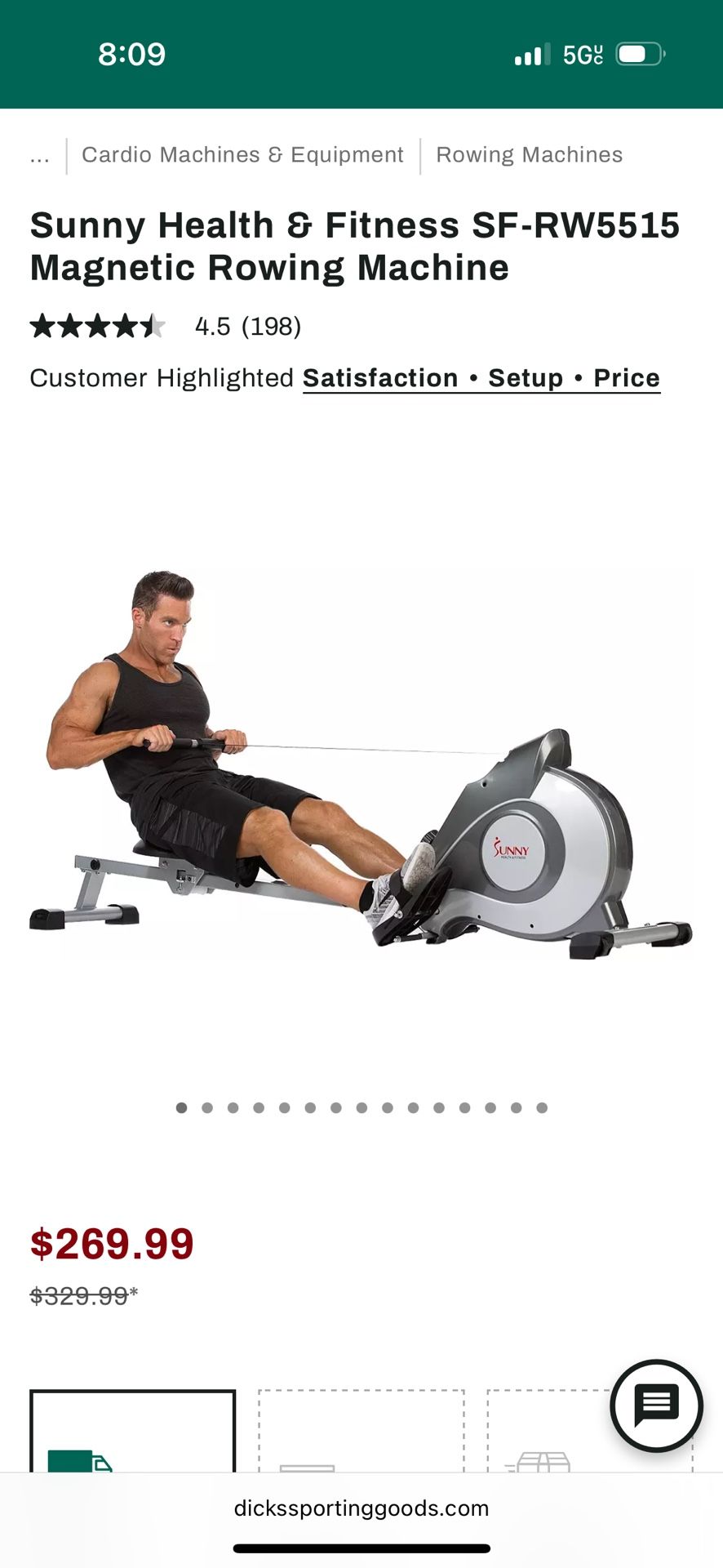 Sunny Rowing Machine