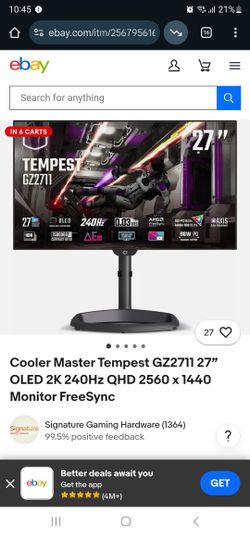 COOLER MASTER TEMPEST OLED GAMING MONITOR - Model - GZ2711