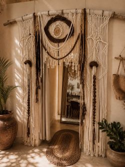 Handmade Macrame Curtain