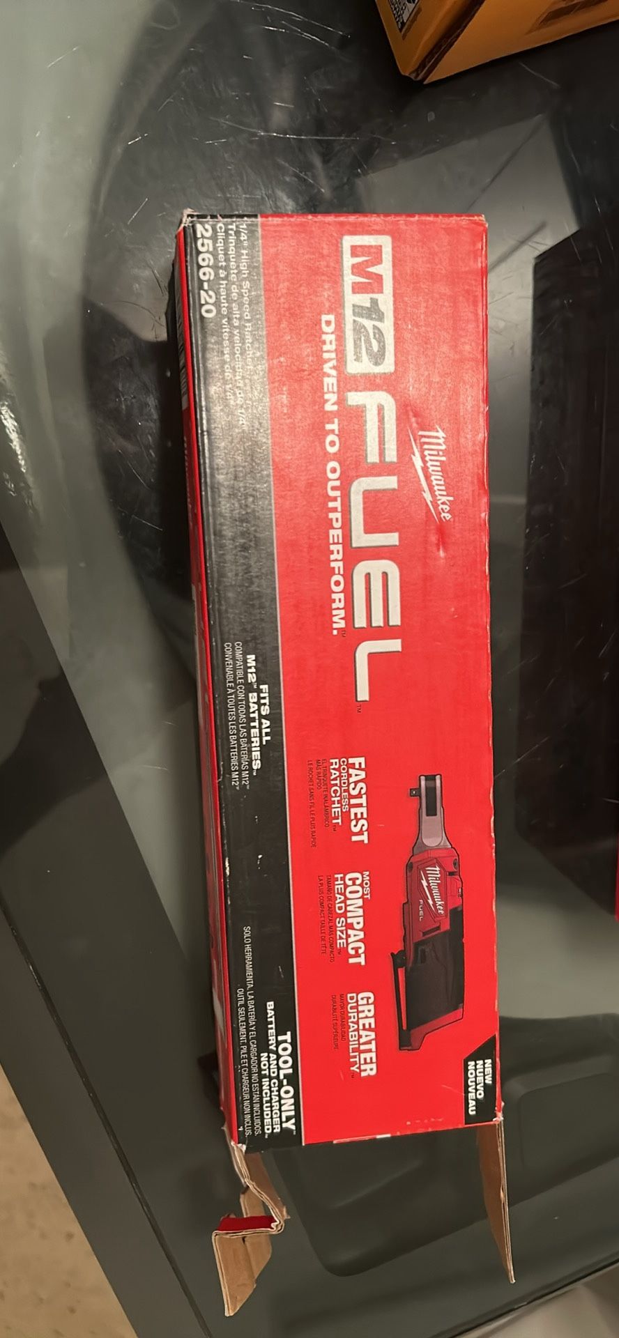 Milwaukee M12 FUEL 12V Lithium-Ion Brushless Cordless High Speed 1/4 in. Ratchet (Tool-Only)