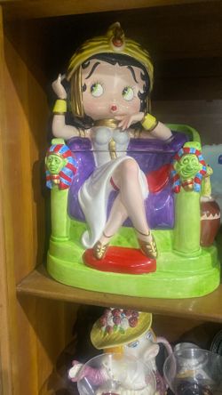 RARE 1997 Betty Boop Cleopatra Cookie Jar Star Jars Limited Edition 262/1000