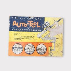 Auto-Trol Automatic Troller Fishing Rod Antique Hook Set BEST OFFER