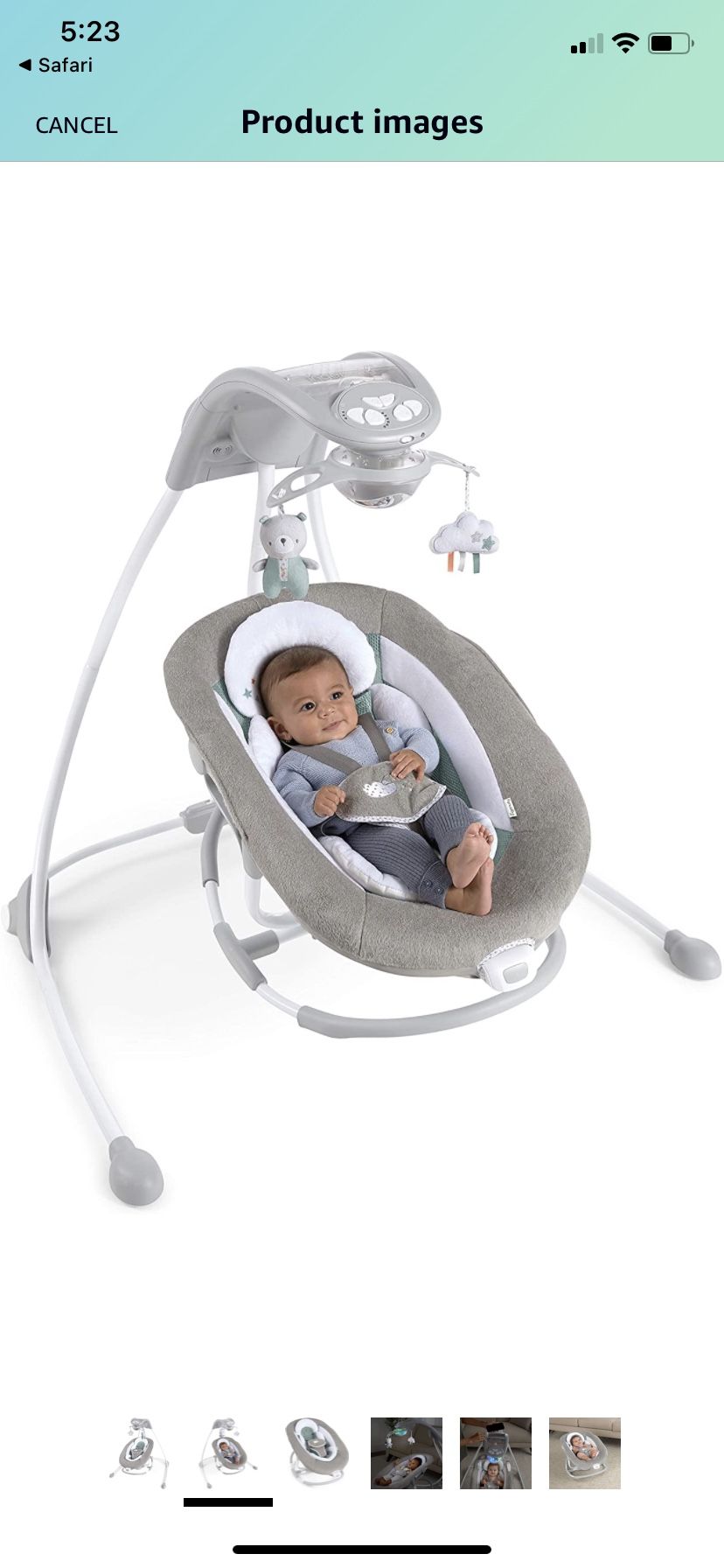 Ingenuity DreamComfort Baby Swing