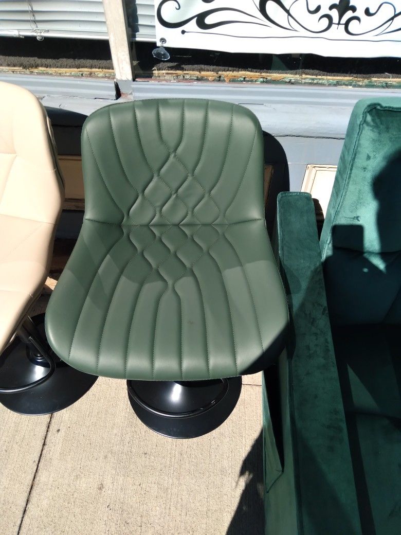 Dark green Bar Stools (Set Of 2)