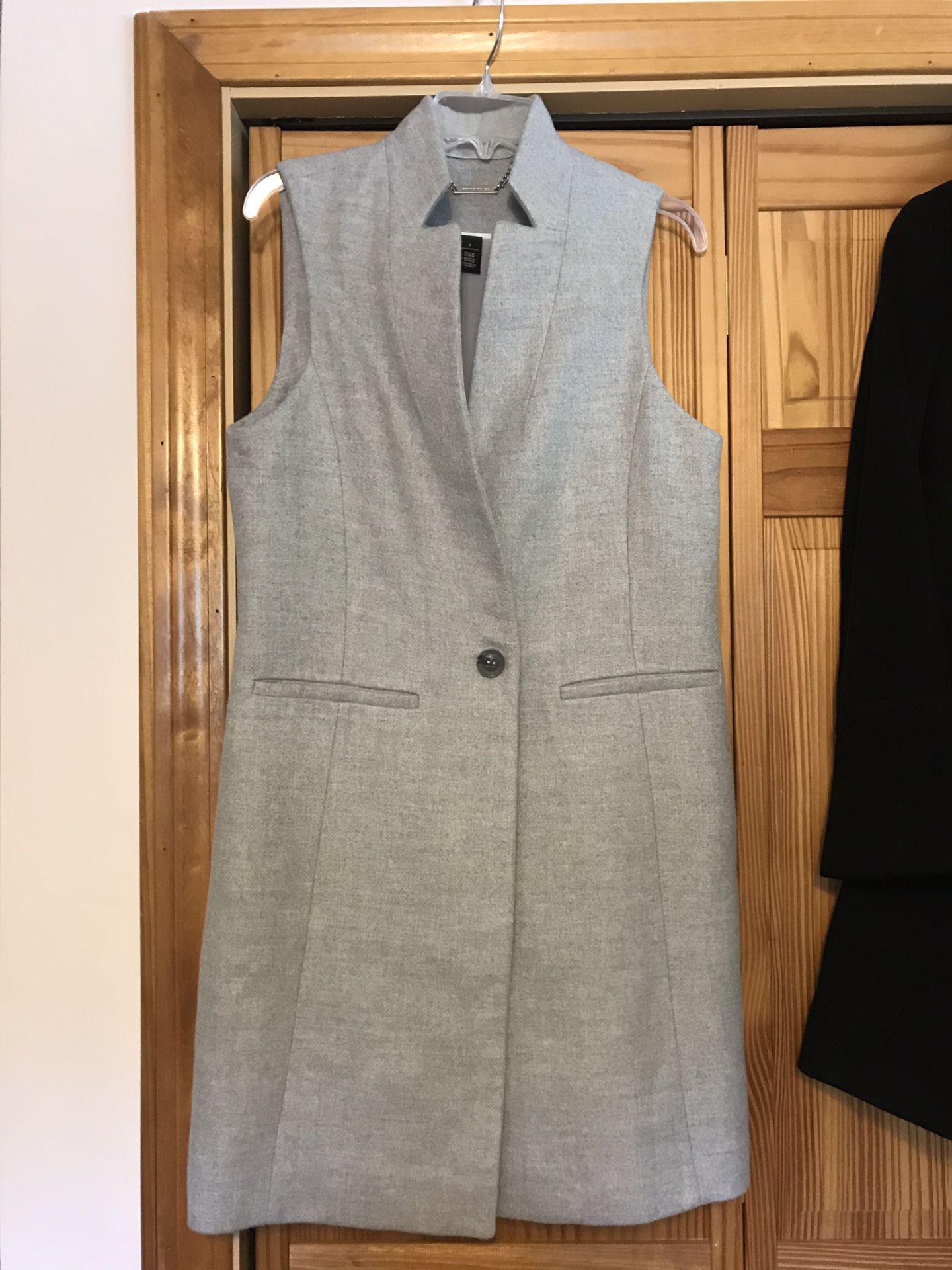Dress wool lined. Made by White/Black