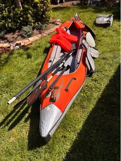 Inflatable Tandem Kayak - Many Extras