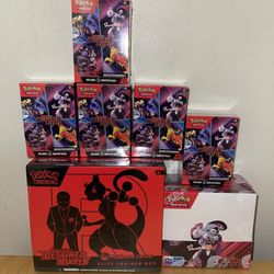 Destined Rivals Pokemon Center ETB, Booster Box, Booster Bundles (NEW)