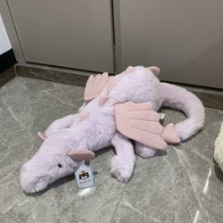 Jellycat lavender dragon - NWT Retired- FAST SHIP!
