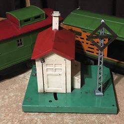 Lionel Trains Lot No 513 Stock Car No 517 Caboose #45 Gateman Untested As Is