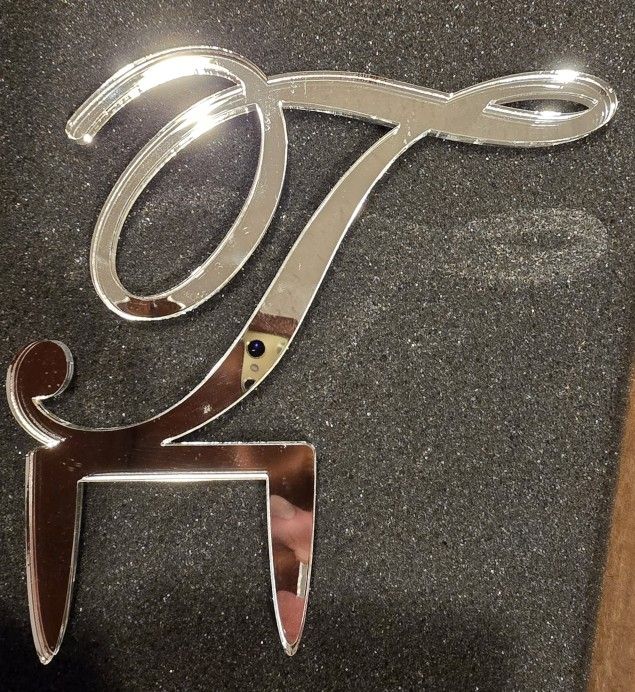 Cake Topper- Letter T