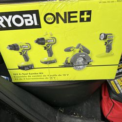 New Ryobi One+ 4-tool Set