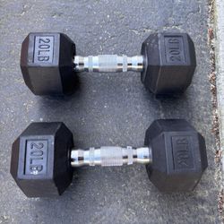 20lb Hex Dumbbell Set
