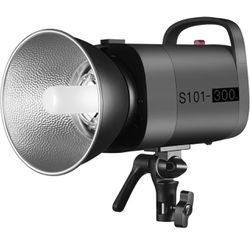 NEEWER S101-300W Strobe Flash Light with 9 Levels 150W Modeling Lamp, 300Ws