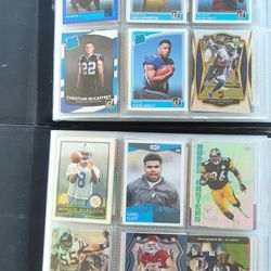 Two Binders Of Football Cards 