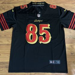 San Francisco 49ers 2025 Rivalries George Kittle 100% stitched jerseys