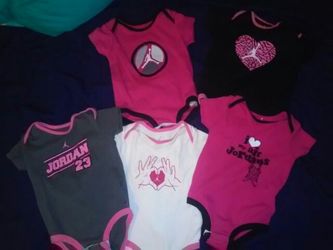 Jordan onesie $20 for all 5