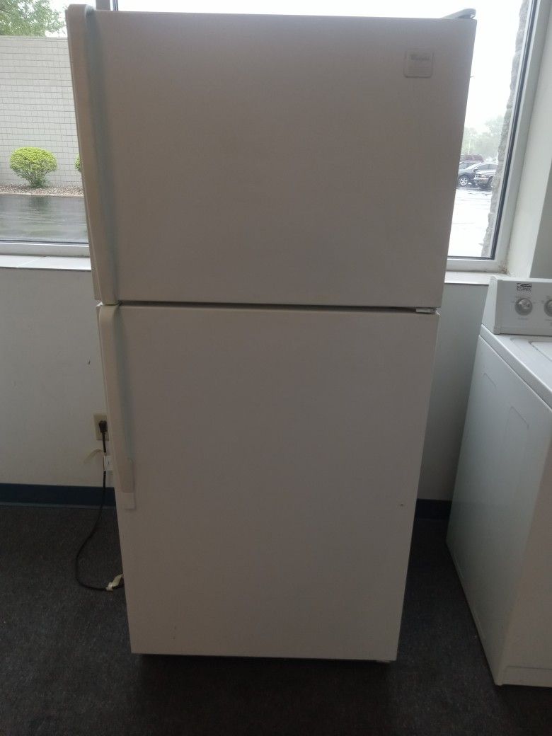 Whirlpool refrigerator with warranty