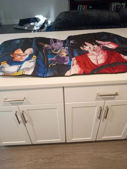Dragon Ball Z Character Graphic windshield sun cover