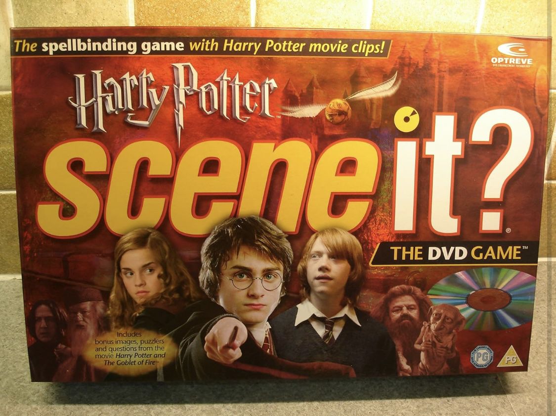 Harry Potter Scene It? Game Board, With CD The DVD Game