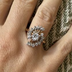 3 Necklaces and 18k gold plated ring (size 6)