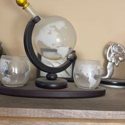 Globe Whiskey Decanter 