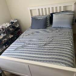 Queen Bed and mattress 