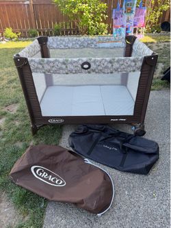 Graco pack and play for babies with extra dream on me mattress pad