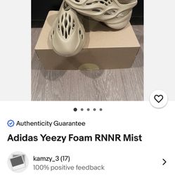 Adidas Yeezy Foam RNNR Mist