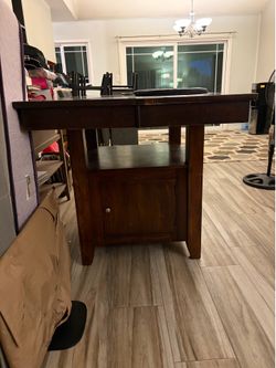 Redwood dining table
