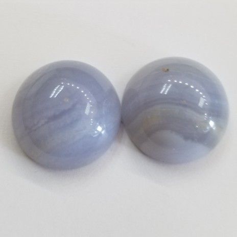 Two Agate Cabochon Stones
