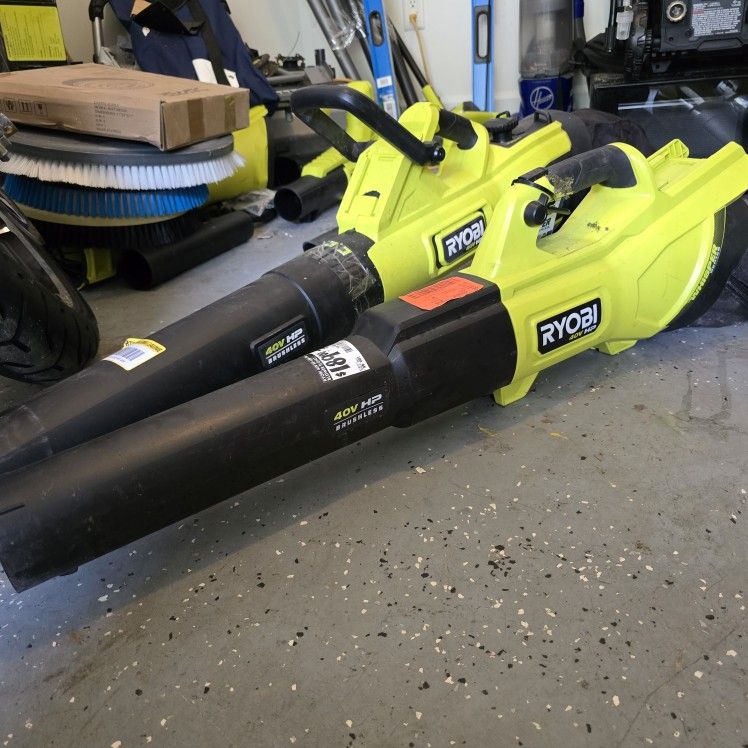RYOBI
40V HP Brushless 190 MPH 730 CFM Cordless Battery Jet Fan Leaf Blower (Tool Only)