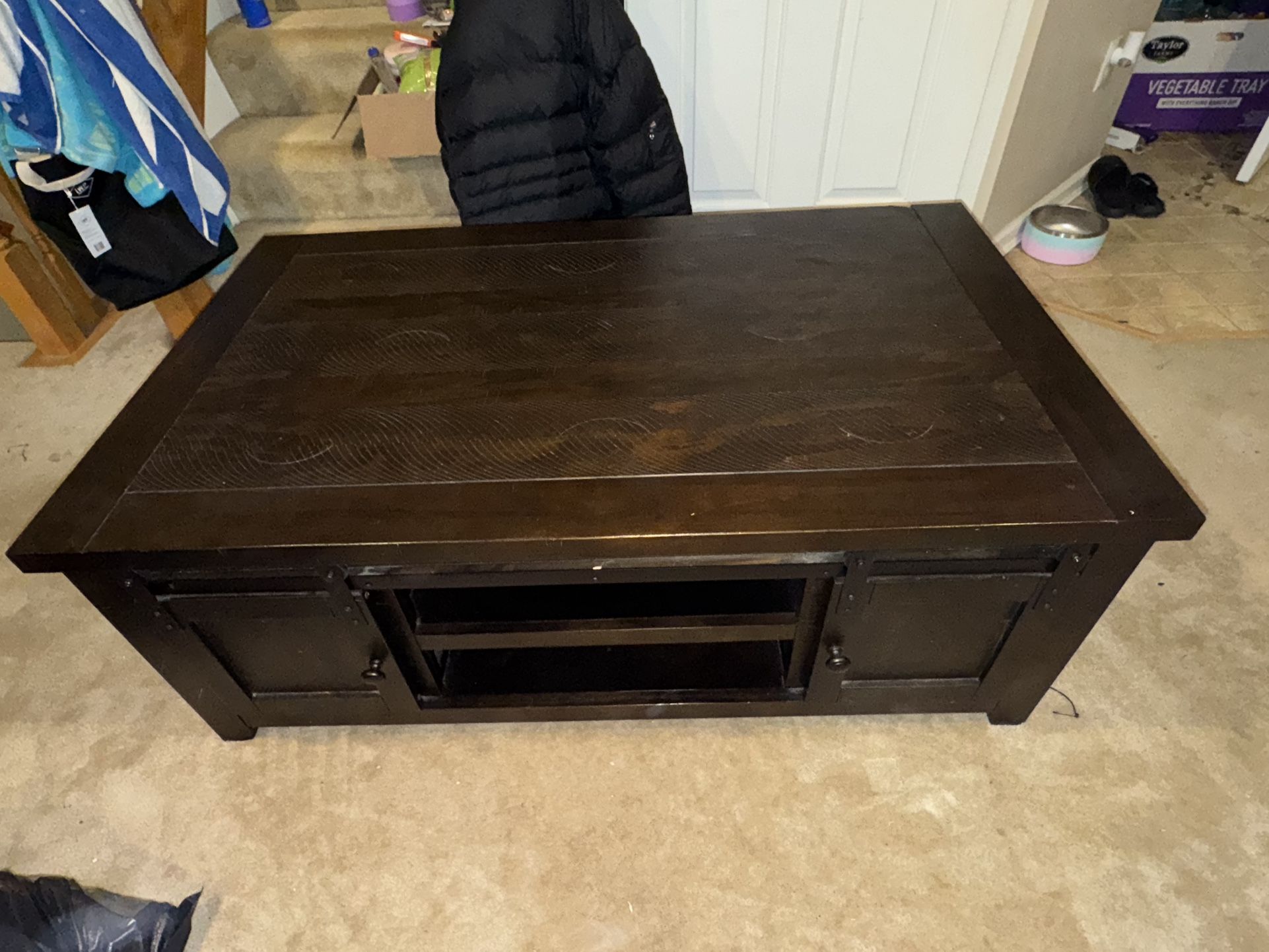 Dark Brown Coffee Table