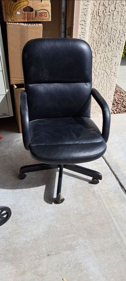 Leather office chair