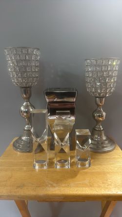 6 pieces Decorative Glass Set