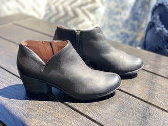 Dansko Raina Black Leather Boots Women’s Size 38 (8)