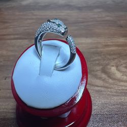 Anillo De Plata 925 Con Moissanita 