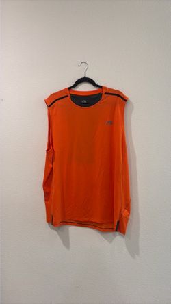 The North Face Compression Sleeveless Shirt. Sz 2XL Orange.