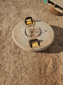 Free 24" septic tank lids.