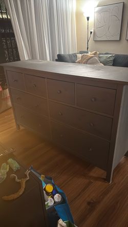 Grey ikea dresser